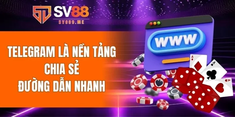 Telegram là nền tảng chia sẻ đường dẫn nhanh